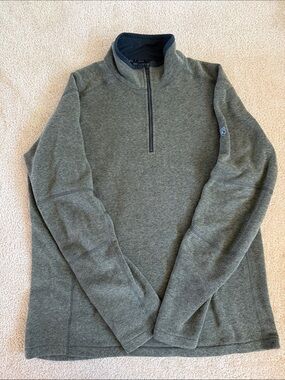 Kuhl Men's Olive Green Half-Zip Pullover
